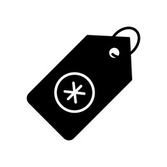 Medical Tag Label Fill Icon