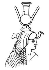 Line Drawing Of Ancient Egypt Hieroglyph