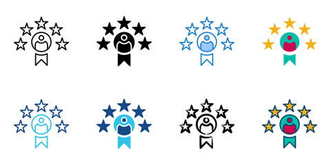 Outstanding icon set multiple style collection