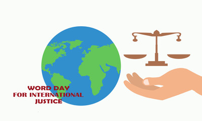 One Open Palms For World International Justice Day