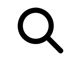 Magnifying Glass, simple silhouette of a magnifying glass, perfect for use in logos, websites, or presentations, clean, vector graphic of a magnifying glass, magnifying glass, magnifying, search, inve