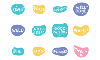 Motivational Bubble Labels