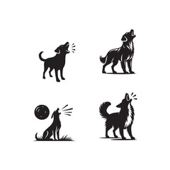 dogs howling and barking