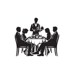 people sitting at a restaurant