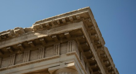 Ancient stone building corner, weathered detail