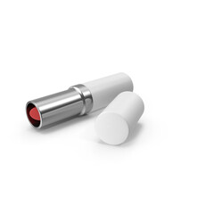 Lipstick cosmetic product isolated on transparent background