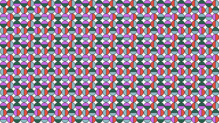 Uniform graphic elements promoting order, harmony, and clarity in desktop wallpaper design.