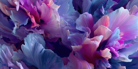 Obraz premium Abstract Splash of Pink, Blue, and Purple Colors for Creative Projects and Events
