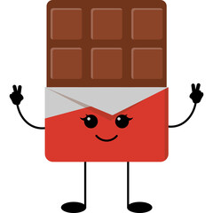 Cute Chocolate Character