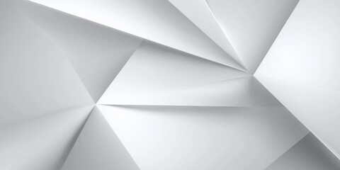 White geometric abstract background with triangles