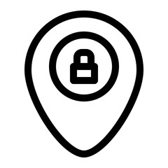 Lock Location Icon