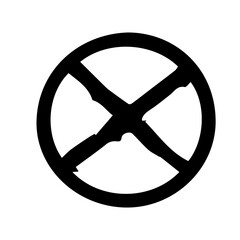 Obraz premium red cross icon