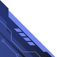 Gradient Futuristic Tech Corner