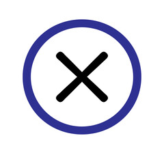 Obraz premium red cross icon