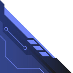Gradient Futuristic Tech Corner