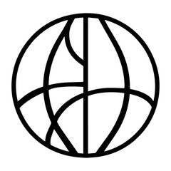 Naklejka premium Basketball Vector Illustration in SVG Format