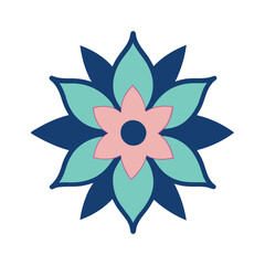 abstract flower vector illustration