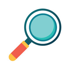 Vector magnifying glass icon