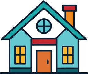 Vector illustration of a house