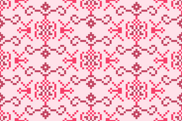 seamless pixel pattern, seamless pattern illustration