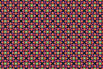 Oriental pattern for textiles, wallpaper, for use in graphics .