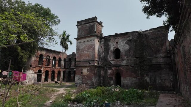 Abandonned Teota Zamindar Bari, Dhaka Division, Shivalaya, Bangladesh