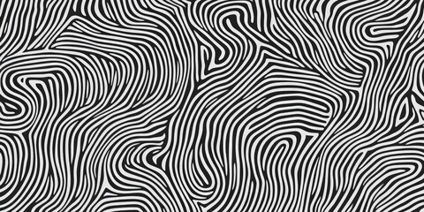 Abstract Black And White Pattern Design