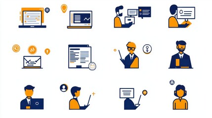 A group of diverse professionals in business attire working together analyzing data and brainstorming solutions to drive their company s growth and success