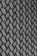 Gray aged vintage pattern braided braid macro geometric