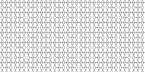 Seamless pattern with hexagon square cube geometric pattern shapes grid metal element texture design. abstract tiles gradient science web tech connection triangle diamond honeycomb.