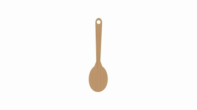 spatula icon animation illustration flat