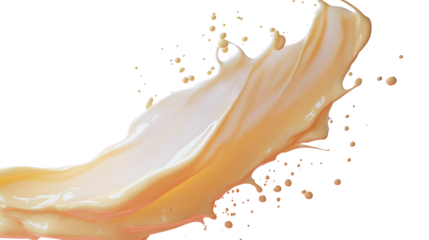  sunscreen lotion stroke in 3D, social + skincare mashup, PNG