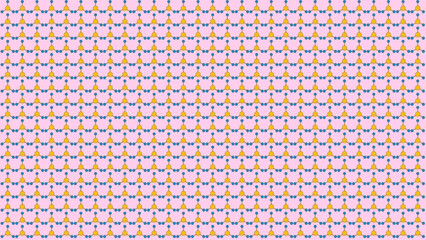 Decorative desktop background design using consistent graphic repetition for symmetry.