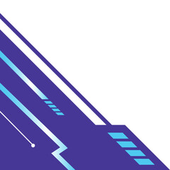 Gradient Futuristic Tech Corner