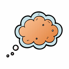 vector illustration of a cloud