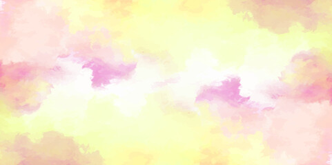 Abstract pink and orange watercolor macro texture background. yellow pink background with watercolor alpha grunge texture.