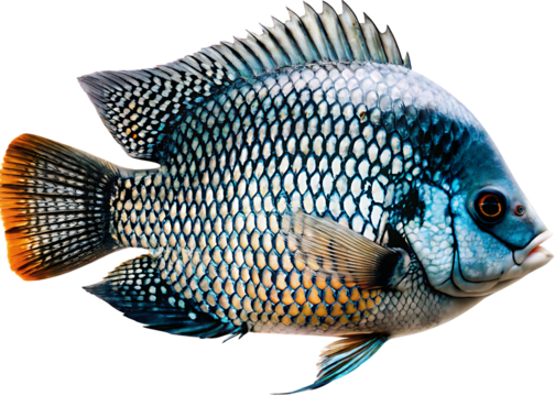  fish isolated on white background  PNG