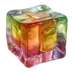 Gelatina mosaico isolated on a white background
