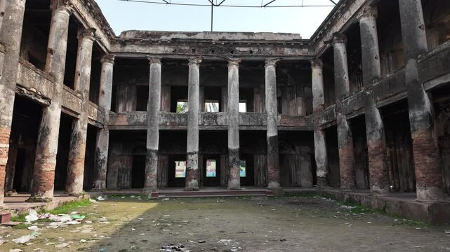 Abandonned Teota Zamindar Bari, Dhaka Division, Shivalaya, Bangladesh