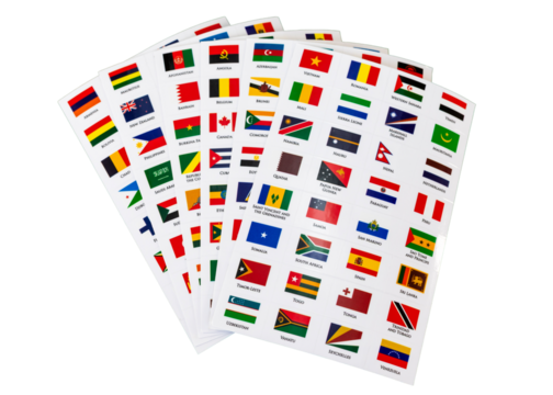 All national flags of the world. countries. Sticker flags of world countries