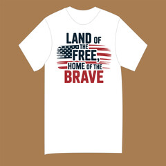 This vector illustration is a casual t-shirt design template for men's fashion clothing with a front print and blank textile body