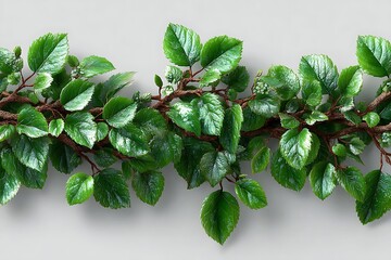 Natural green vines growing downward in pattern high resolution image