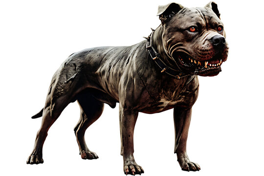   scary zombie dog isolated on white background PNG