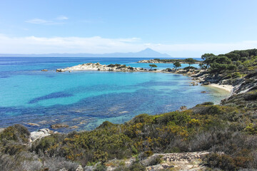 Sithonia coastline near Karydi Beach, Chalkidiki, Greece