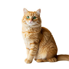 Obraz premium Stunning Ginger Cat: Vibrant Pet Photography