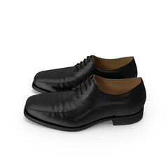 Old Man Shoes isolated on transparent background