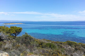 Sithonia coastline near Karydi Beach, Chalkidiki, Greece