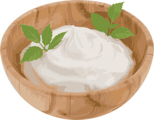 ice cream in a bowl