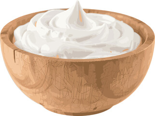 bowl of cream