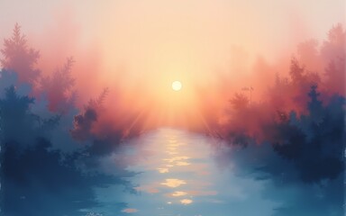 Naklejka premium calming rhythms abstraction. High quality